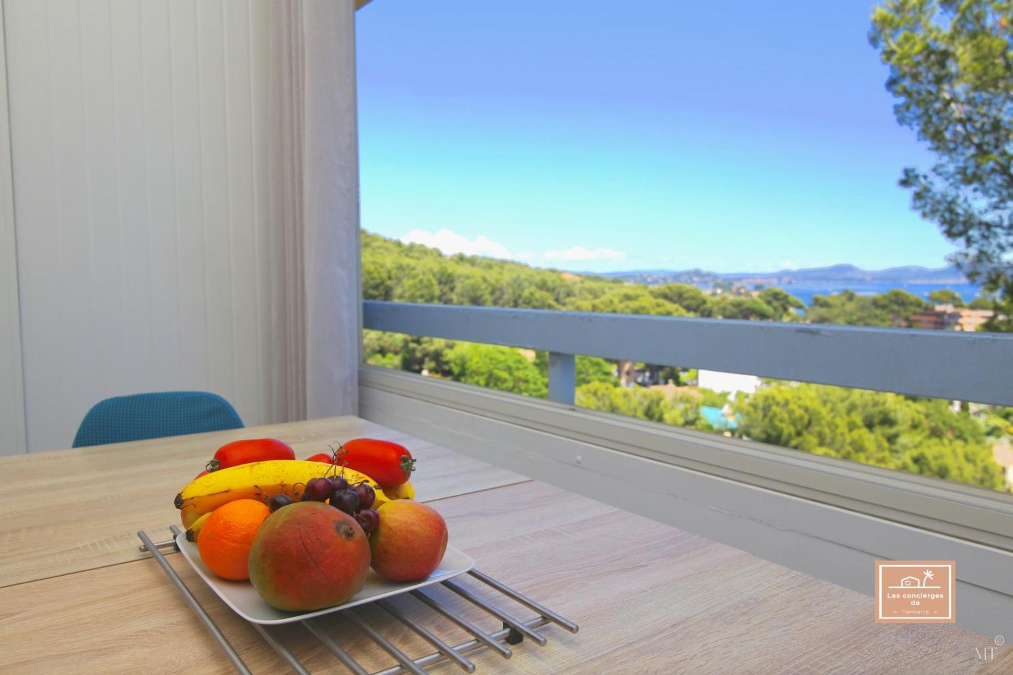 La Digue, 2 Chambres, Vue Mer Et Piscine La Seyne-sur-Mer Exterior foto